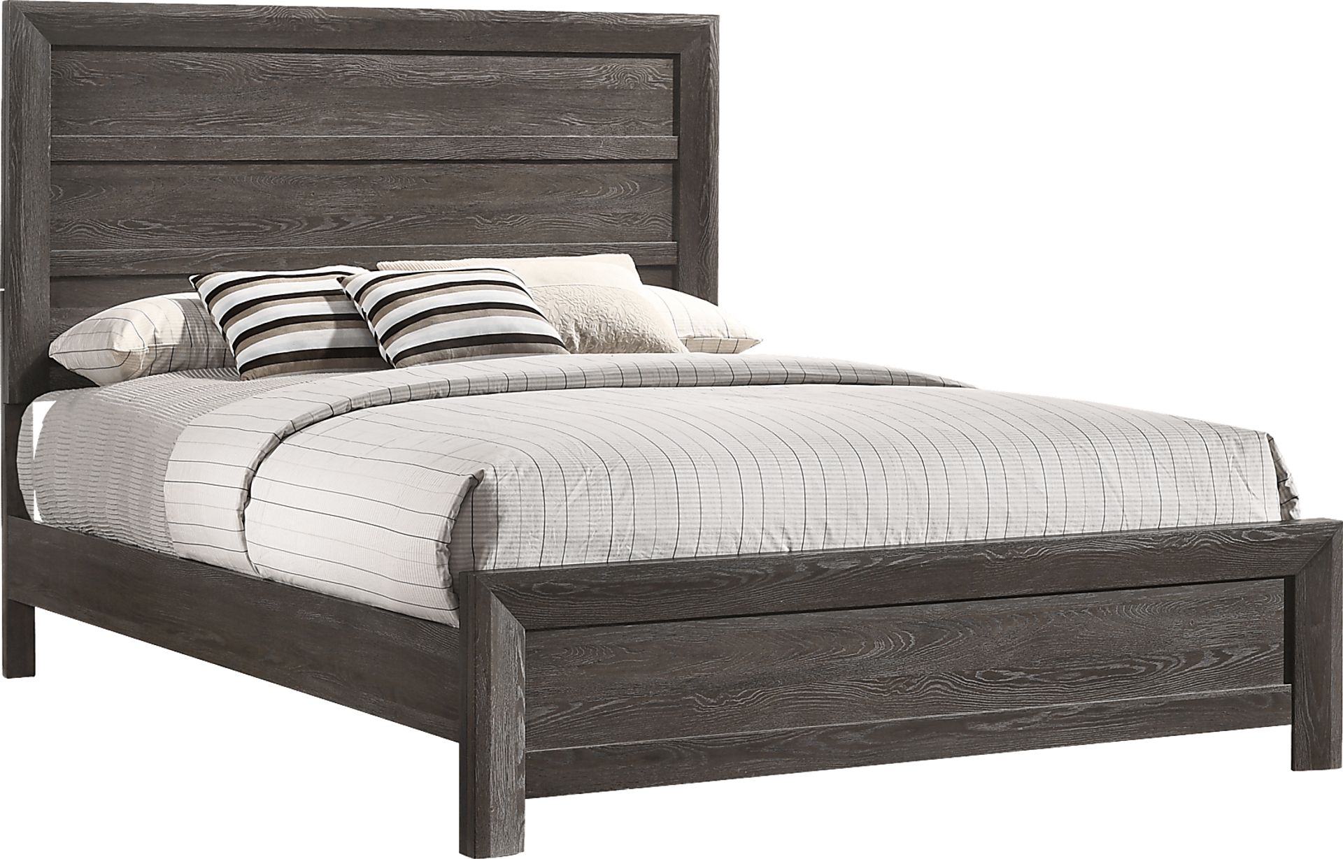 Pebble Mountain Gray 3 Pc King Bed - Image 1