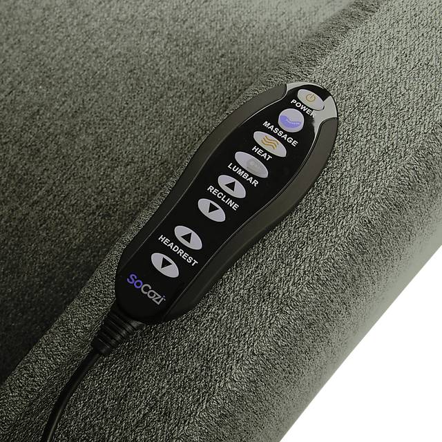 Pecos Graphite Triple Power Recliner - Thumbnail - Image 3
