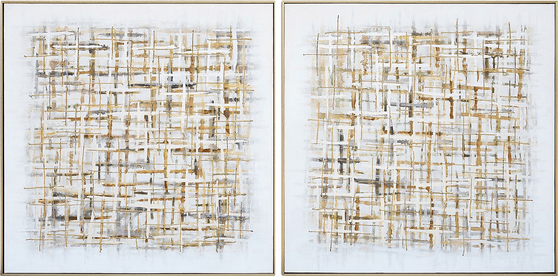 Pecota Gold Artwork, Set of 2 - Image 1