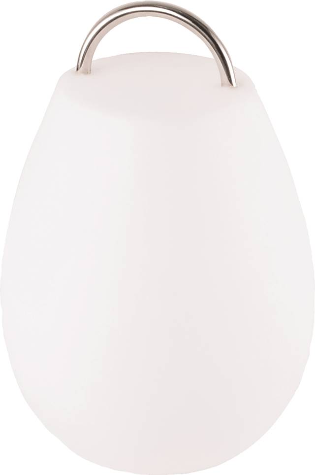 Pedro Cove Indoor/Outdoor White Rechargeable Lantern - Thumbnail - Image 1