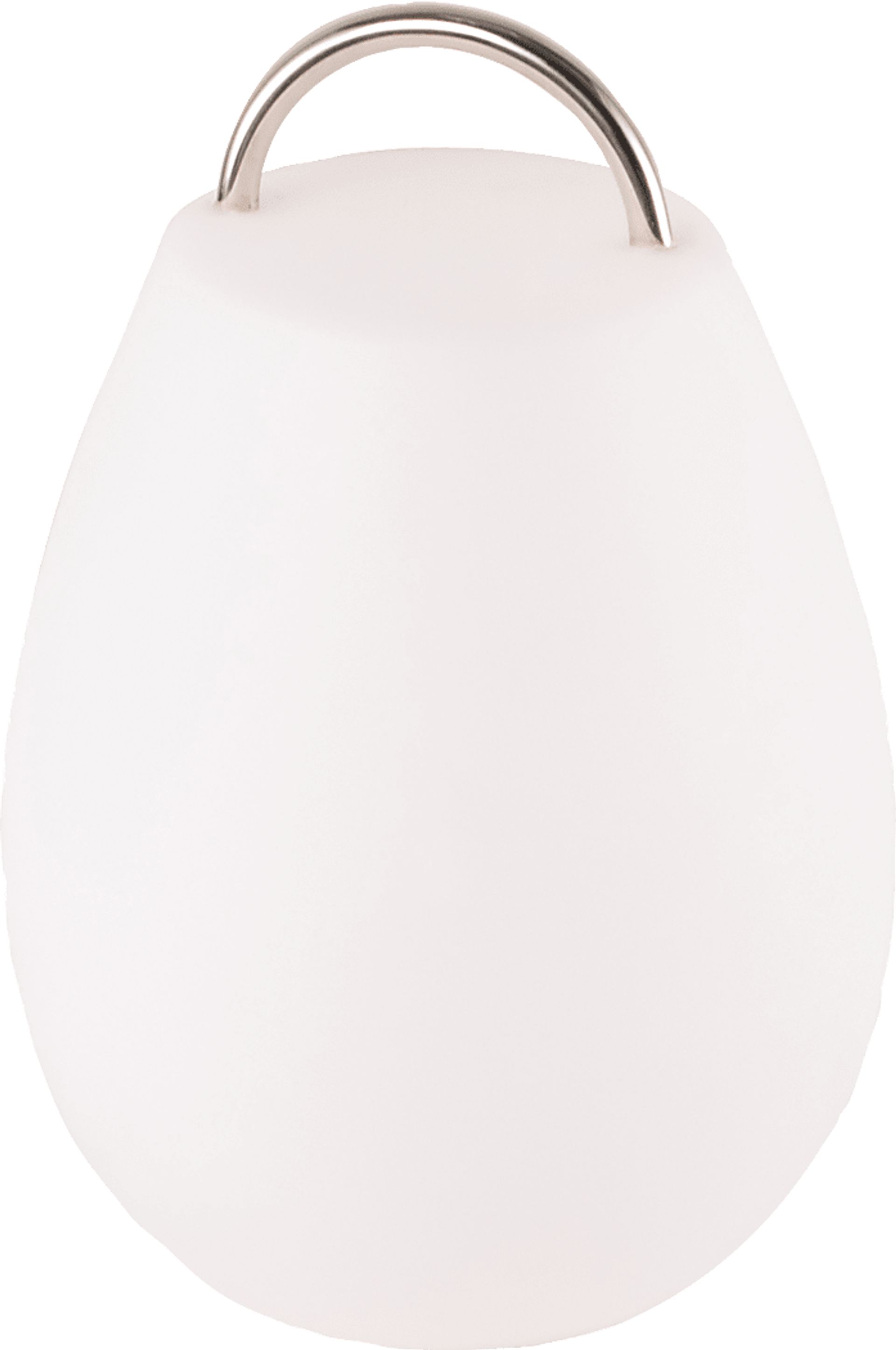 Pedro Cove Indoor/Outdoor White Rechargeable Lantern - Image 1