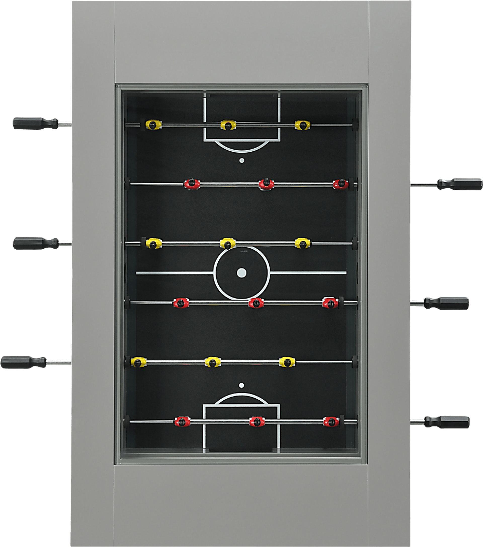 Peekskill Gray Foosball Gaming Table - Image 5