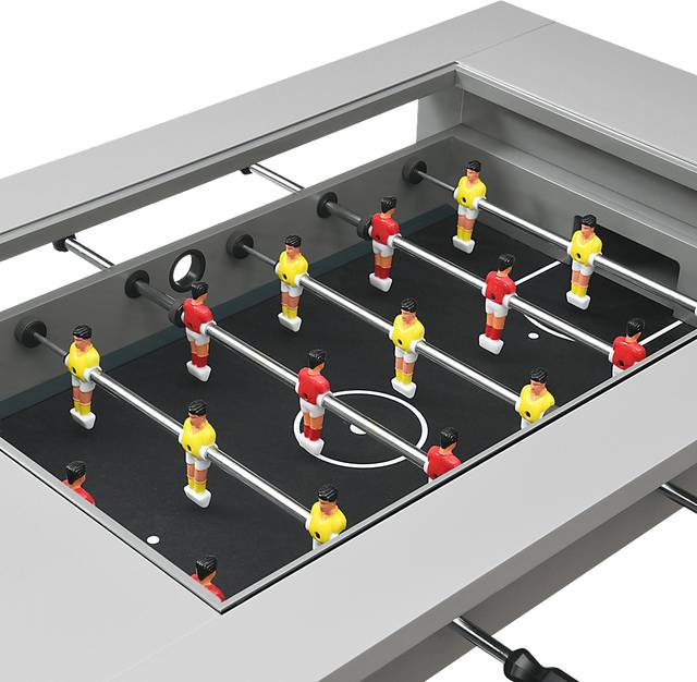 Peekskill Gray Foosball Gaming Table - Thumbnail - Image 6