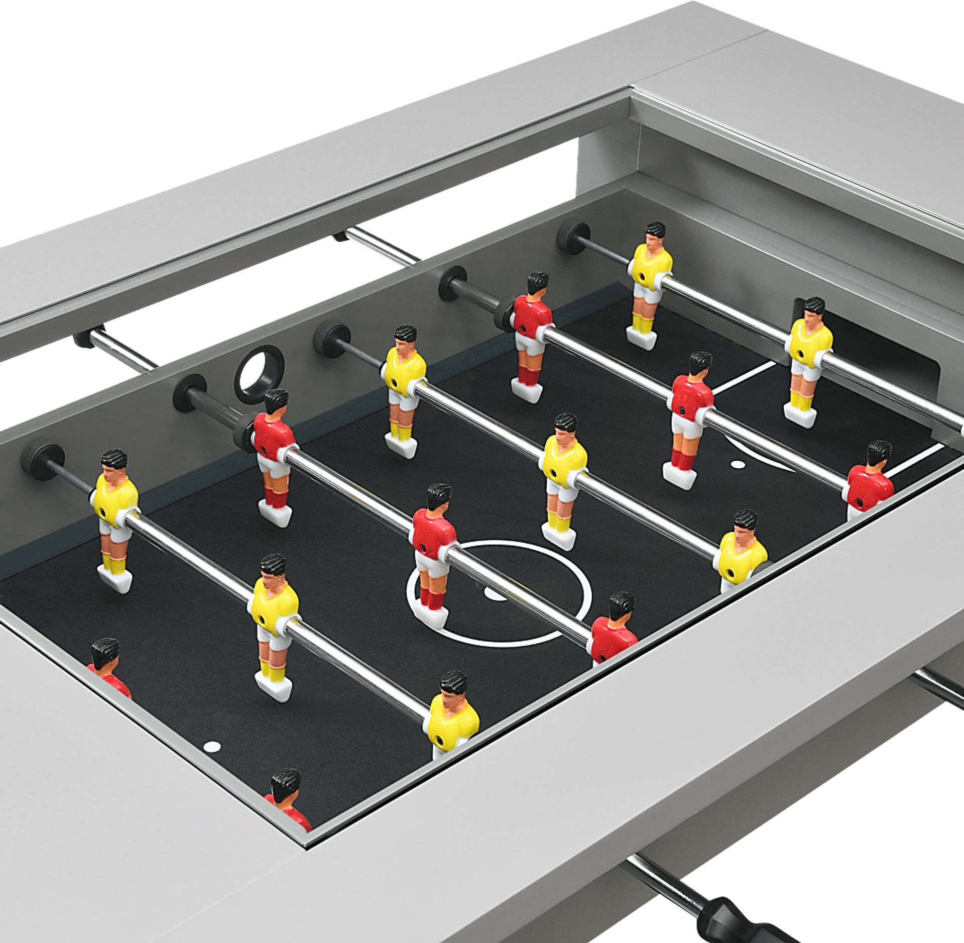Peekskill Gray Foosball Gaming Table - Image 6