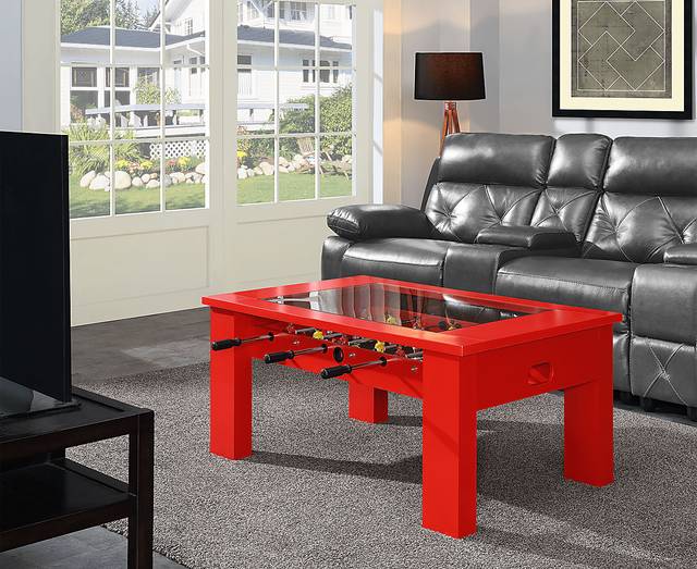 Peekskill Red Foosball Gaming Table - Thumbnail - Image 2