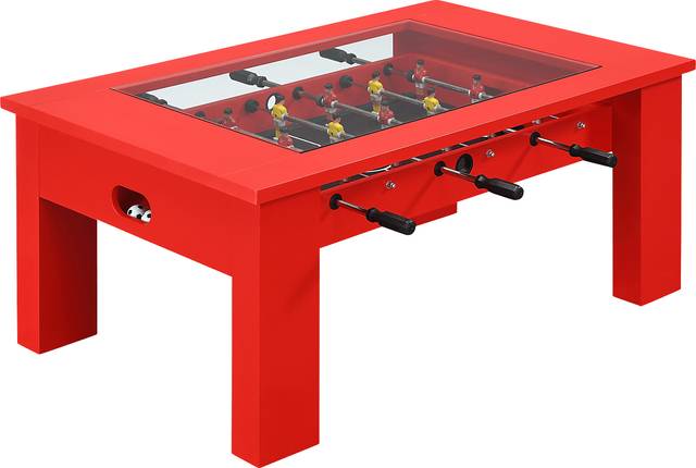Peekskill Red Foosball Gaming Table - Thumbnail - Image 1