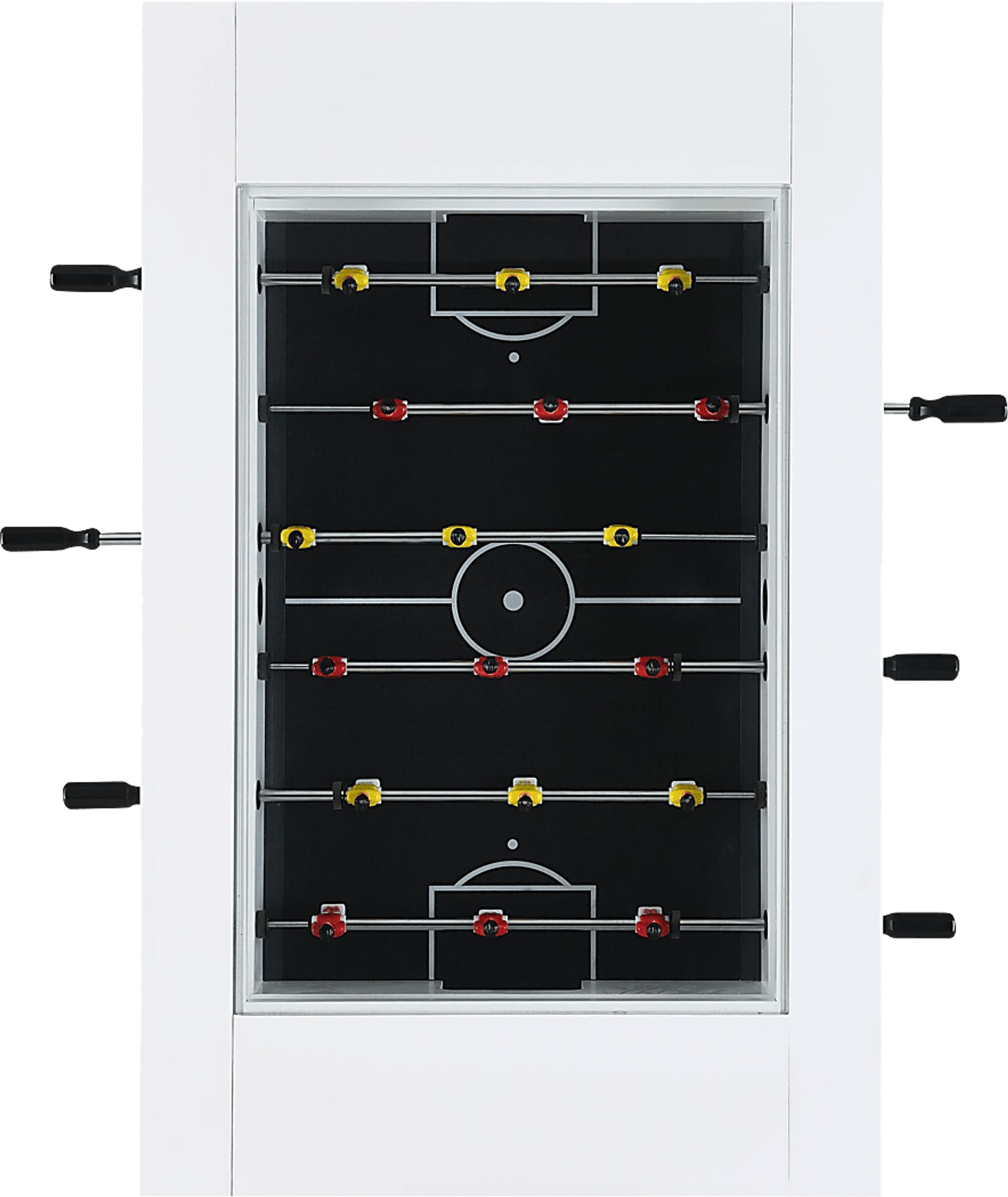 Peekskill White Foosball Gaming Table - Image 10