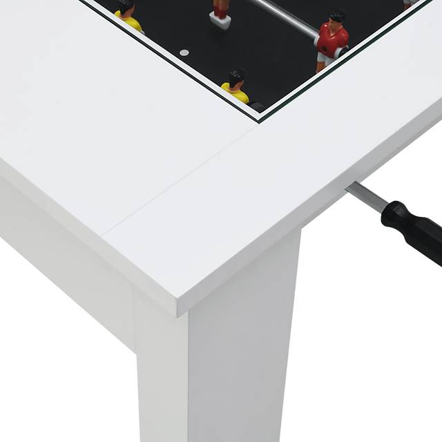 Peekskill White Foosball Gaming Table - Thumbnail - Image 12