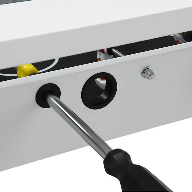 Peekskill White Foosball Gaming Table - Thumbnail - Image 4