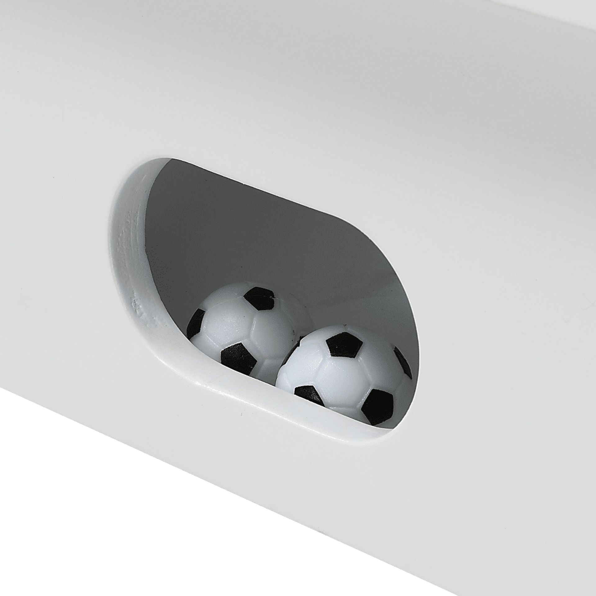Peekskill White Foosball Gaming Table - Image 5