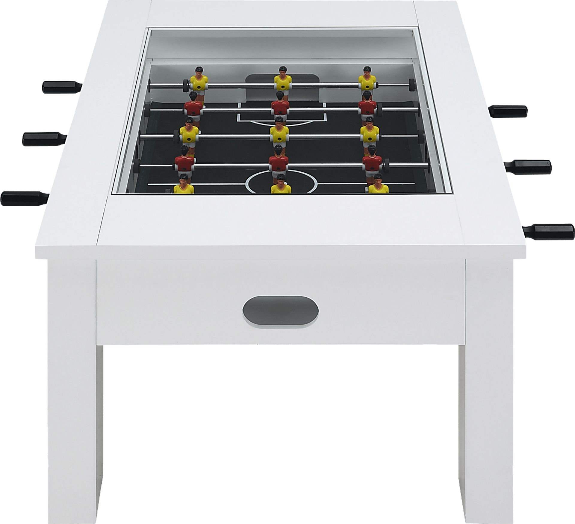 Peekskill White Foosball Gaming Table - Image 9