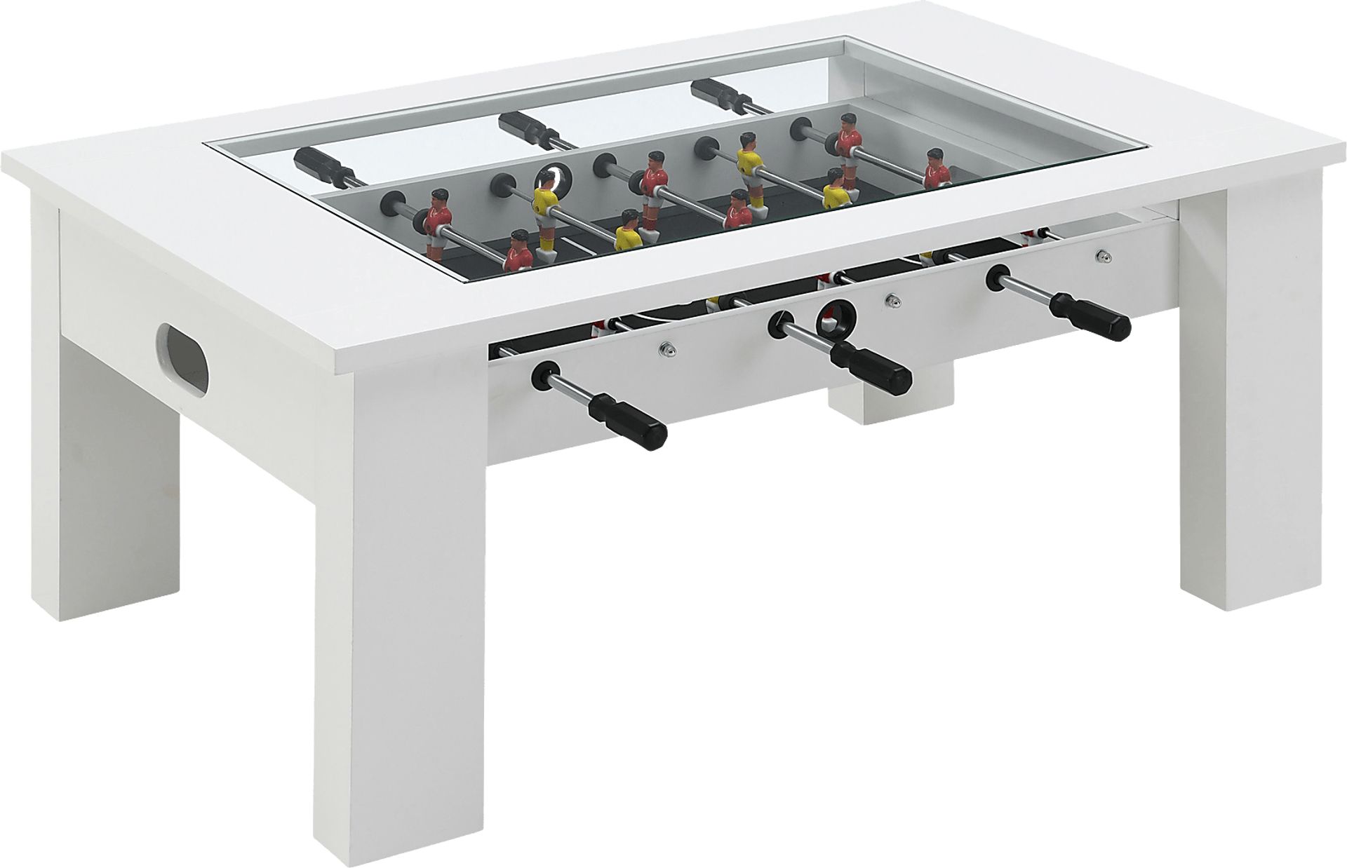 Peekskill White Foosball Gaming Table - Image 1