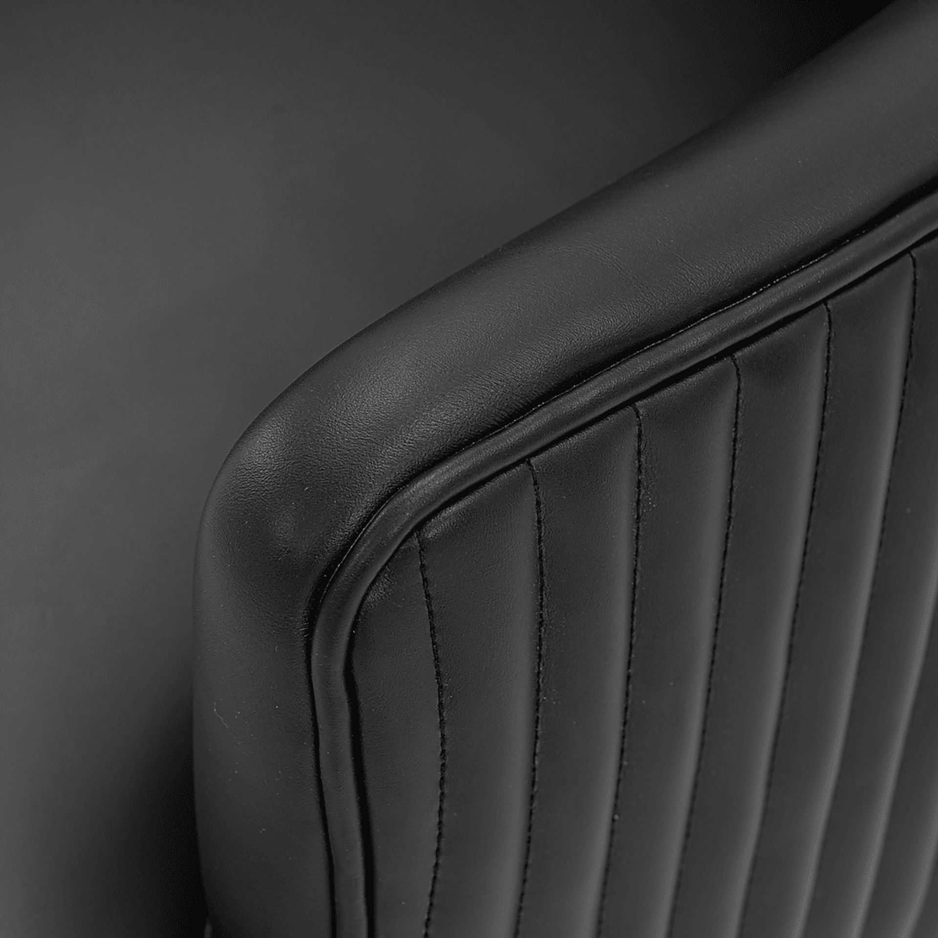 Pegan Black Arm Chair - Image 3