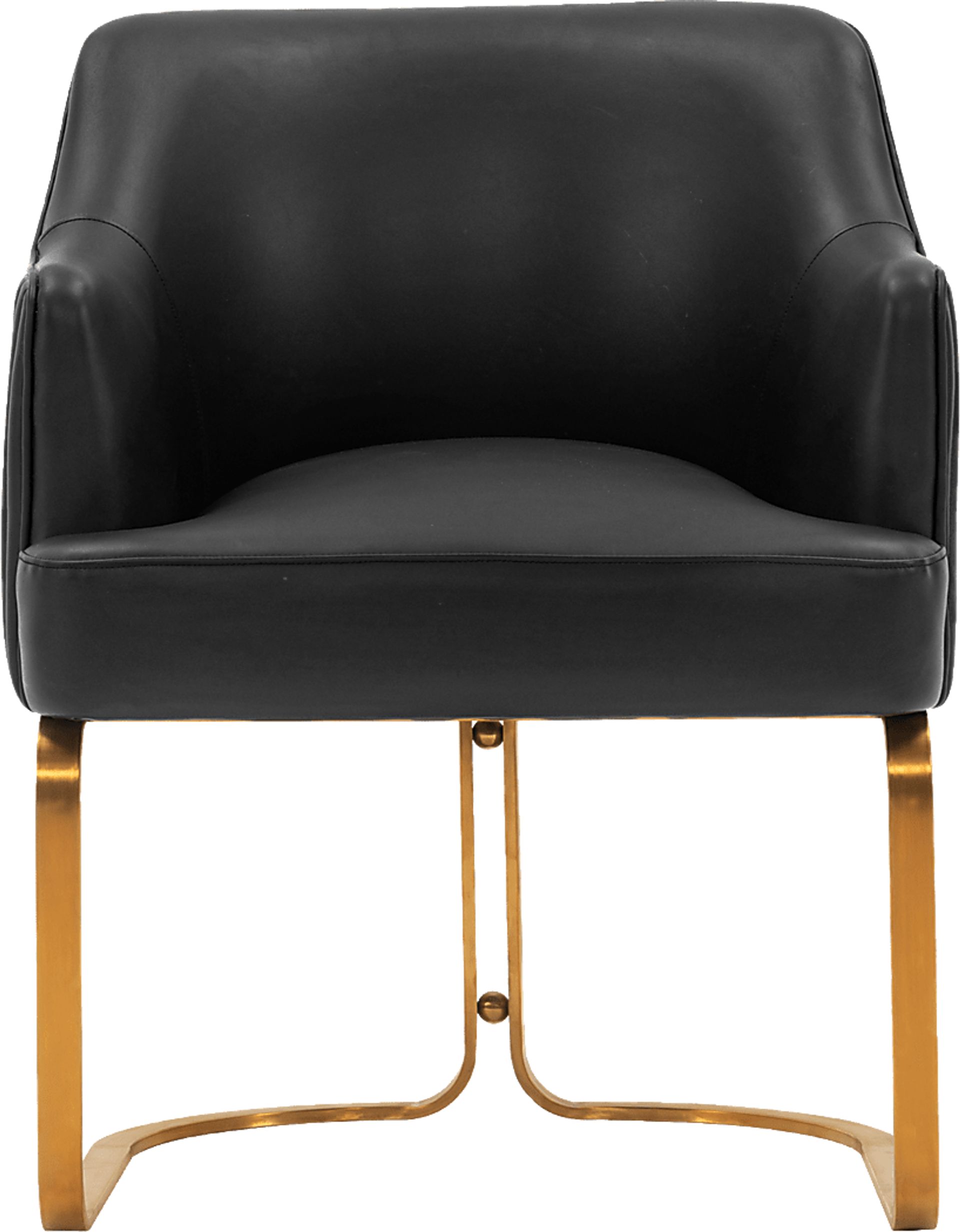 Pegan Black Arm Chair - Image 1