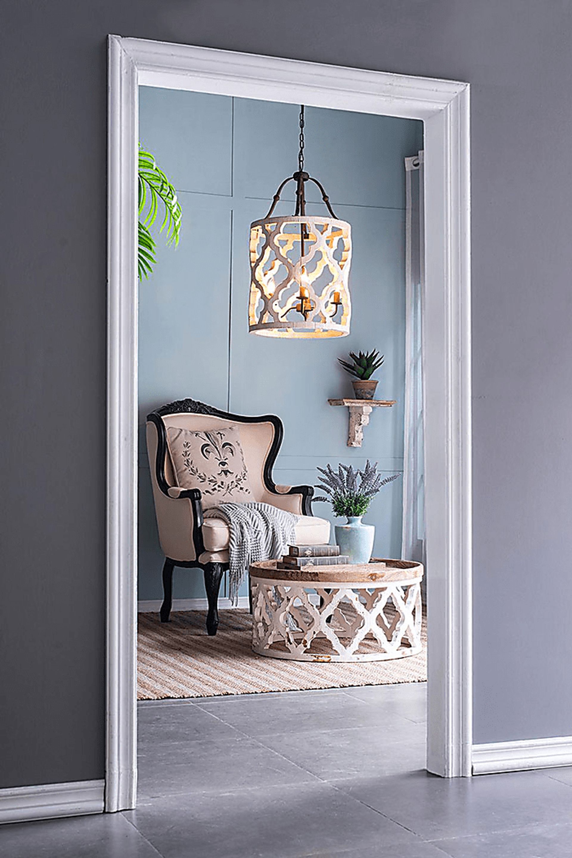 Peking Point White Chandelier - Image 11