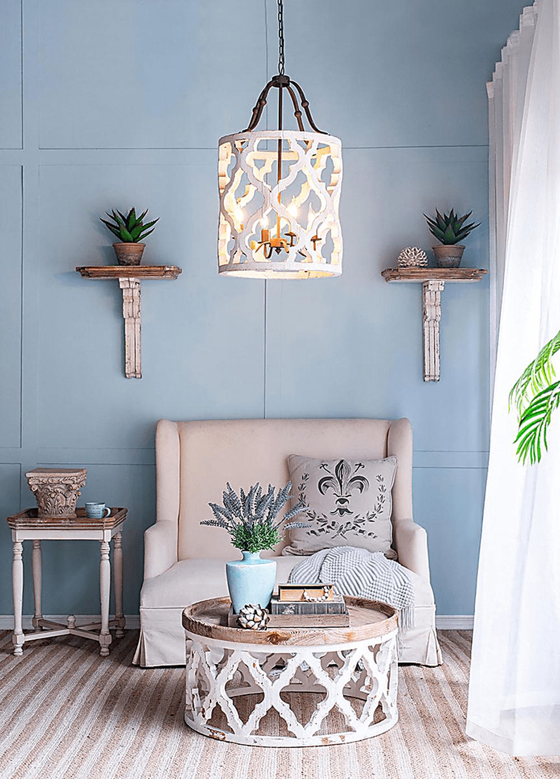 Peking Point White Chandelier - Image 3