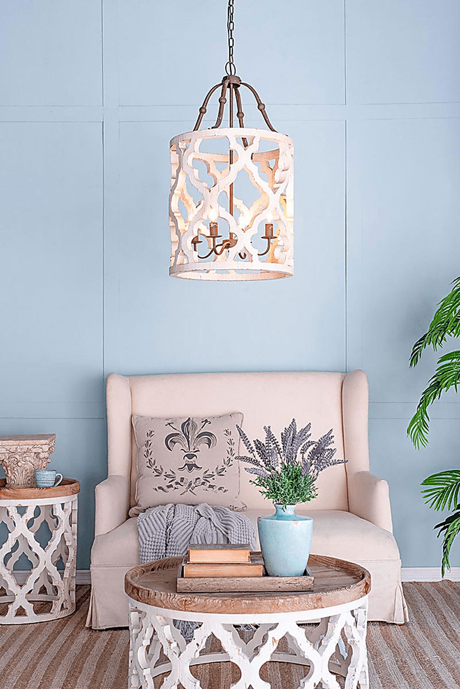 Peking Point White Chandelier - Image 7