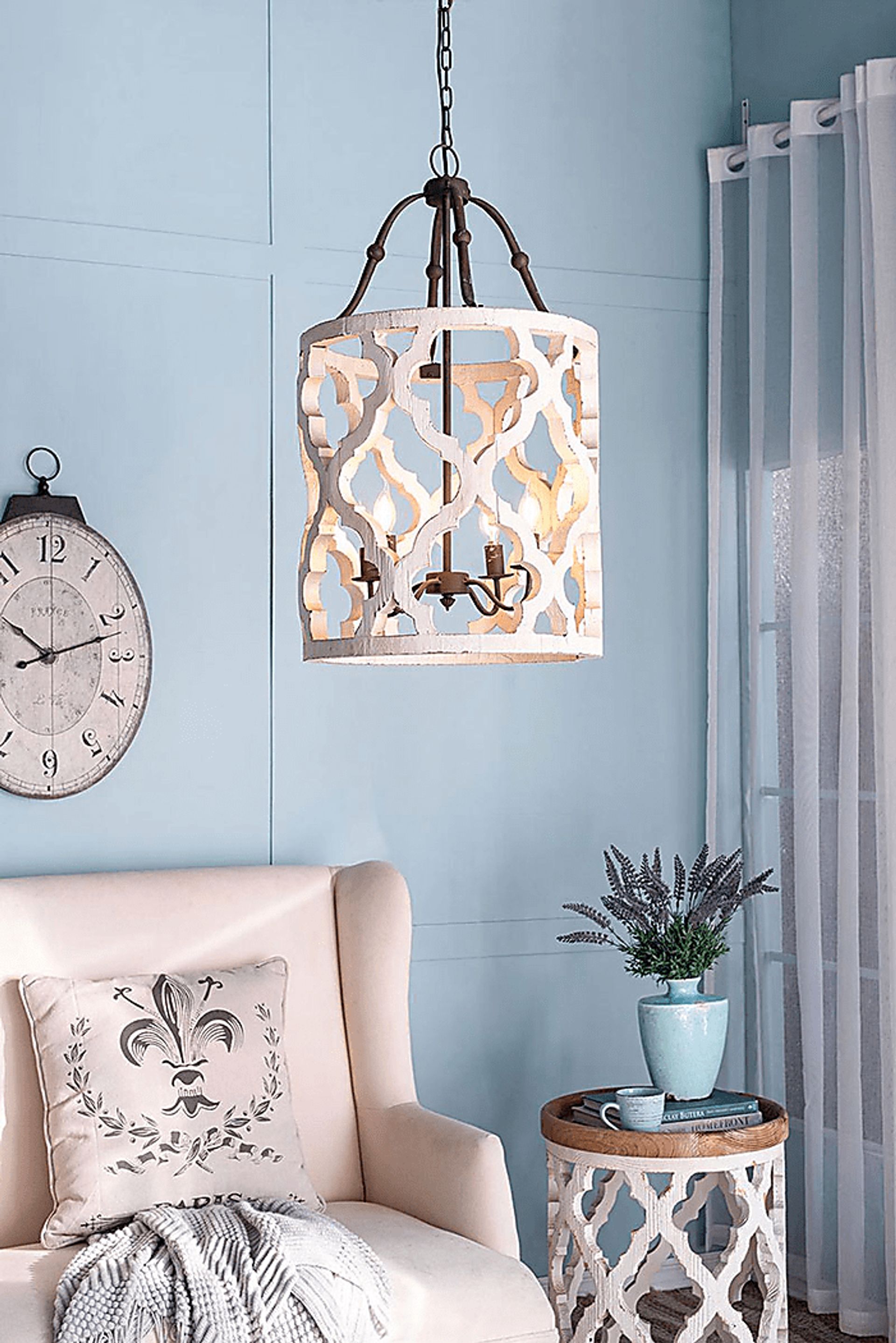 Peking Point White Chandelier - Image 9