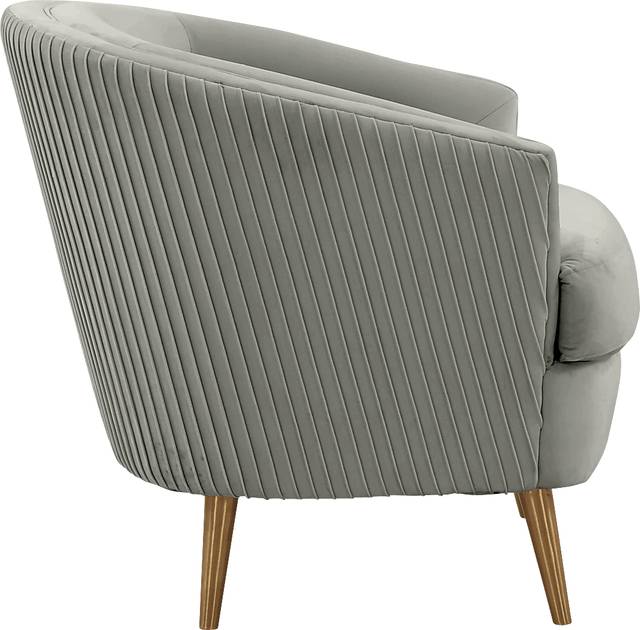 Pelanconi Gray Accent Chair - Thumbnail - Image 4