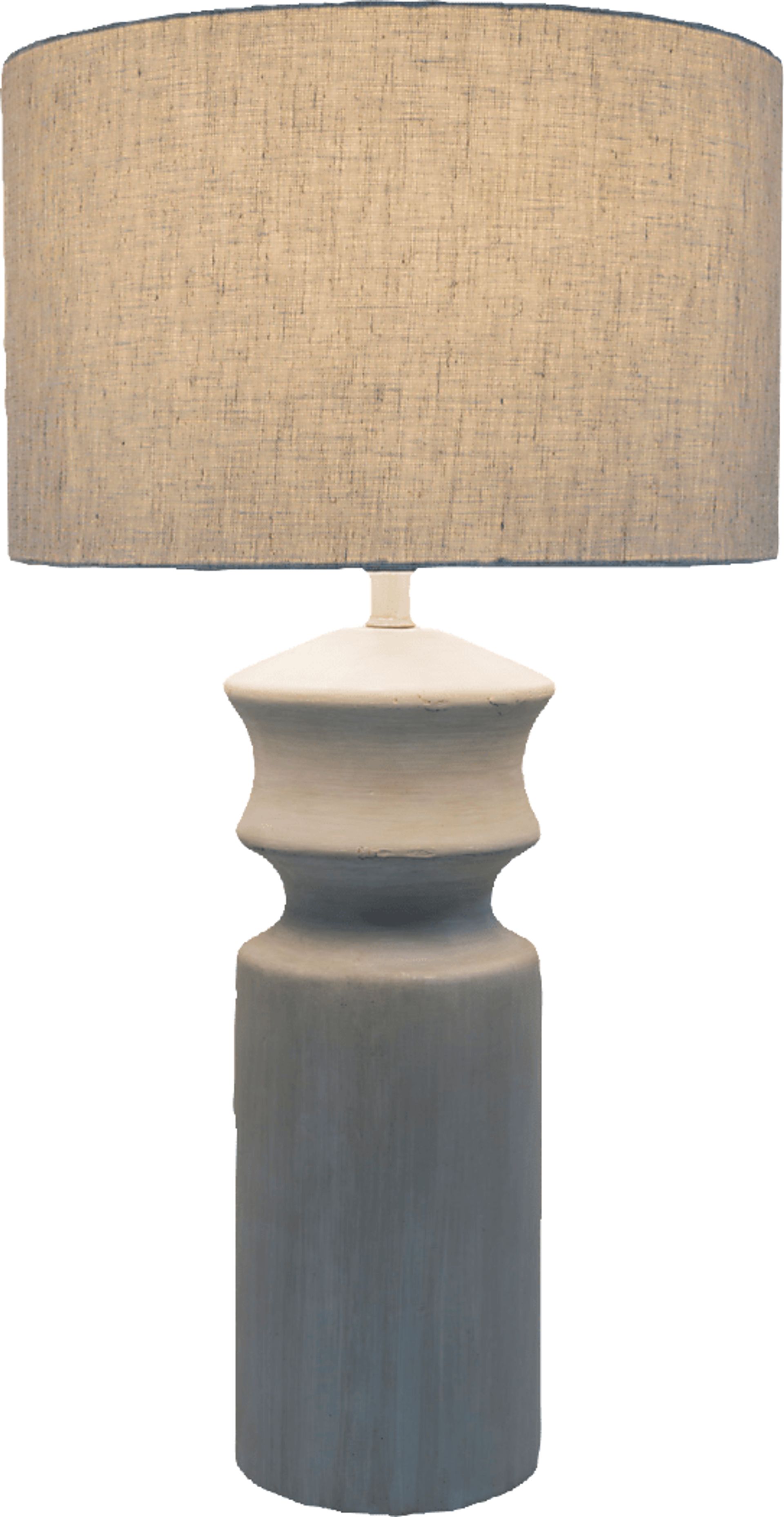 Pelham Island Gray Lamp - Image 2