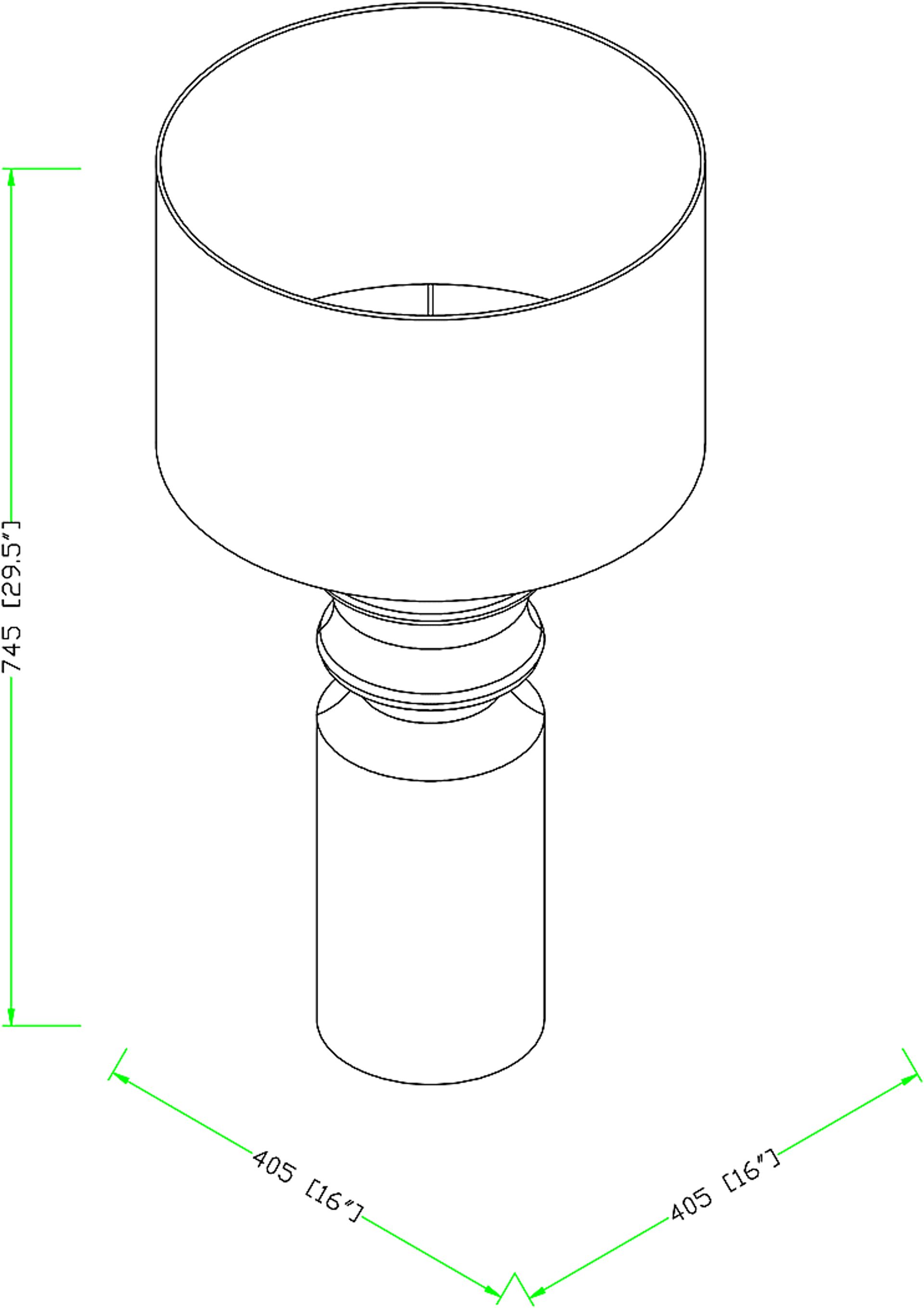 Pelham Island Gray Lamp - Image 7