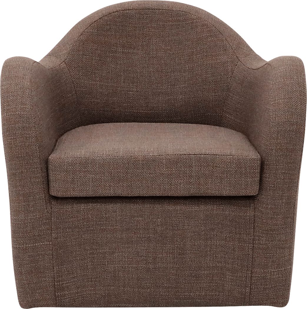 Peliel Brown Swivel Accent Chair
