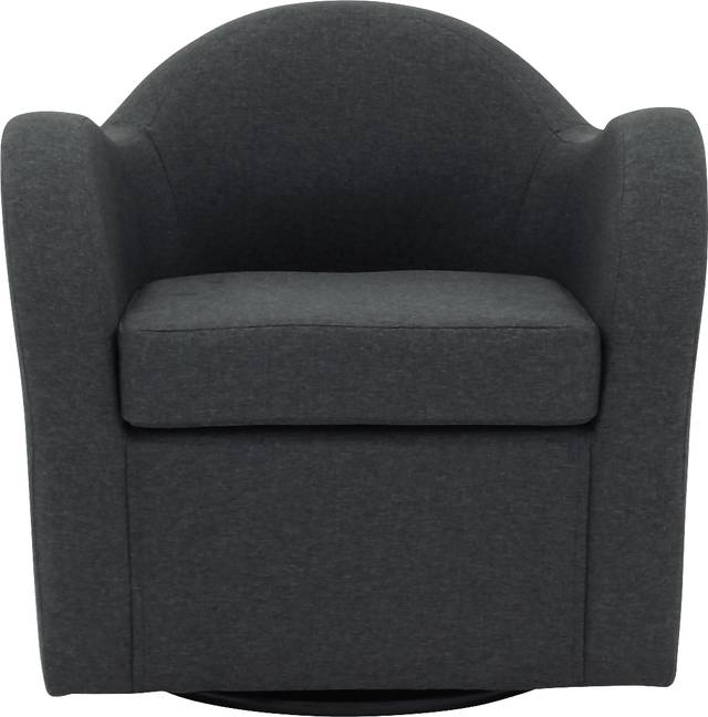 Peliel Gray Swivel Accent Chair - Thumbnail - Image 2