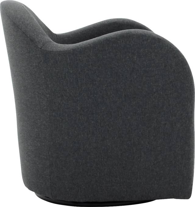 Peliel Gray Swivel Accent Chair - Thumbnail - Image 4