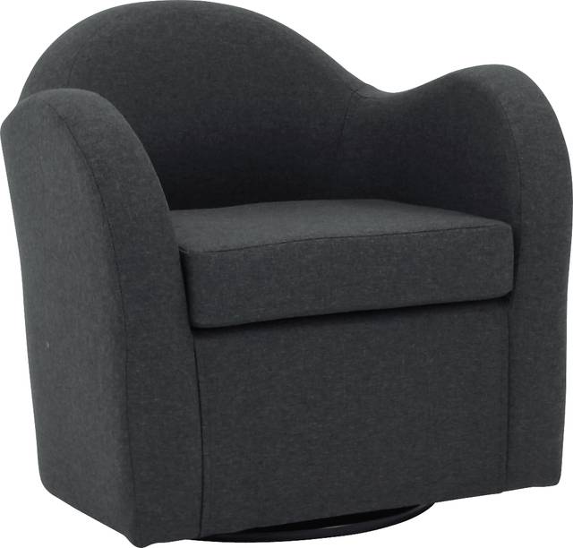 Peliel Gray Swivel Accent Chair - Thumbnail - Image 1