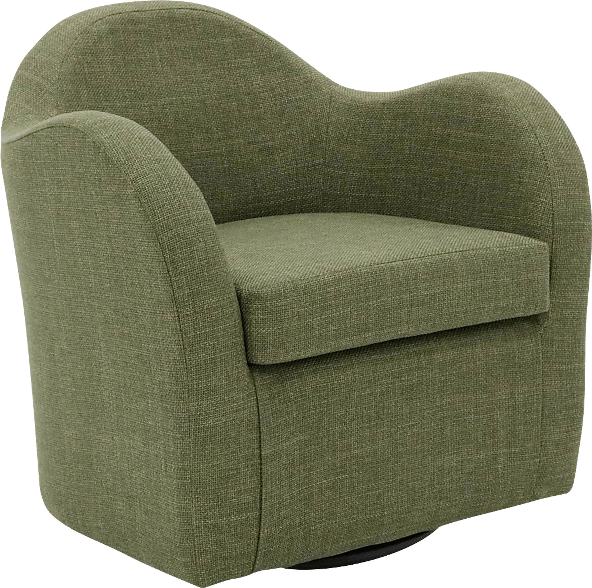 Peliel Green Swivel Accent Chair - Image 2
