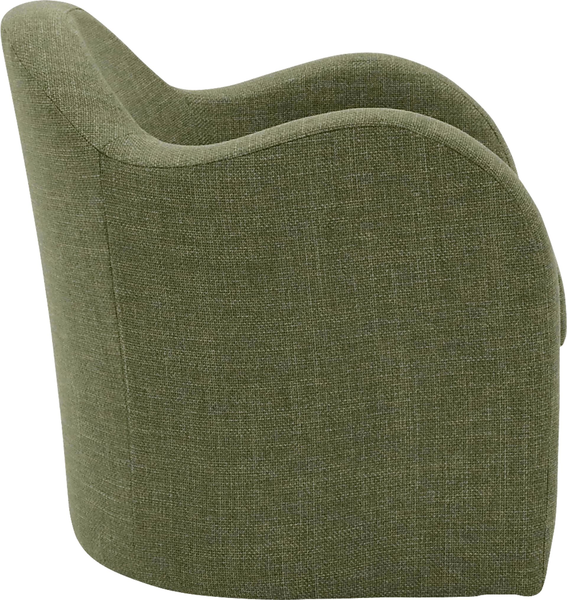 Peliel Green Swivel Accent Chair - Image 4