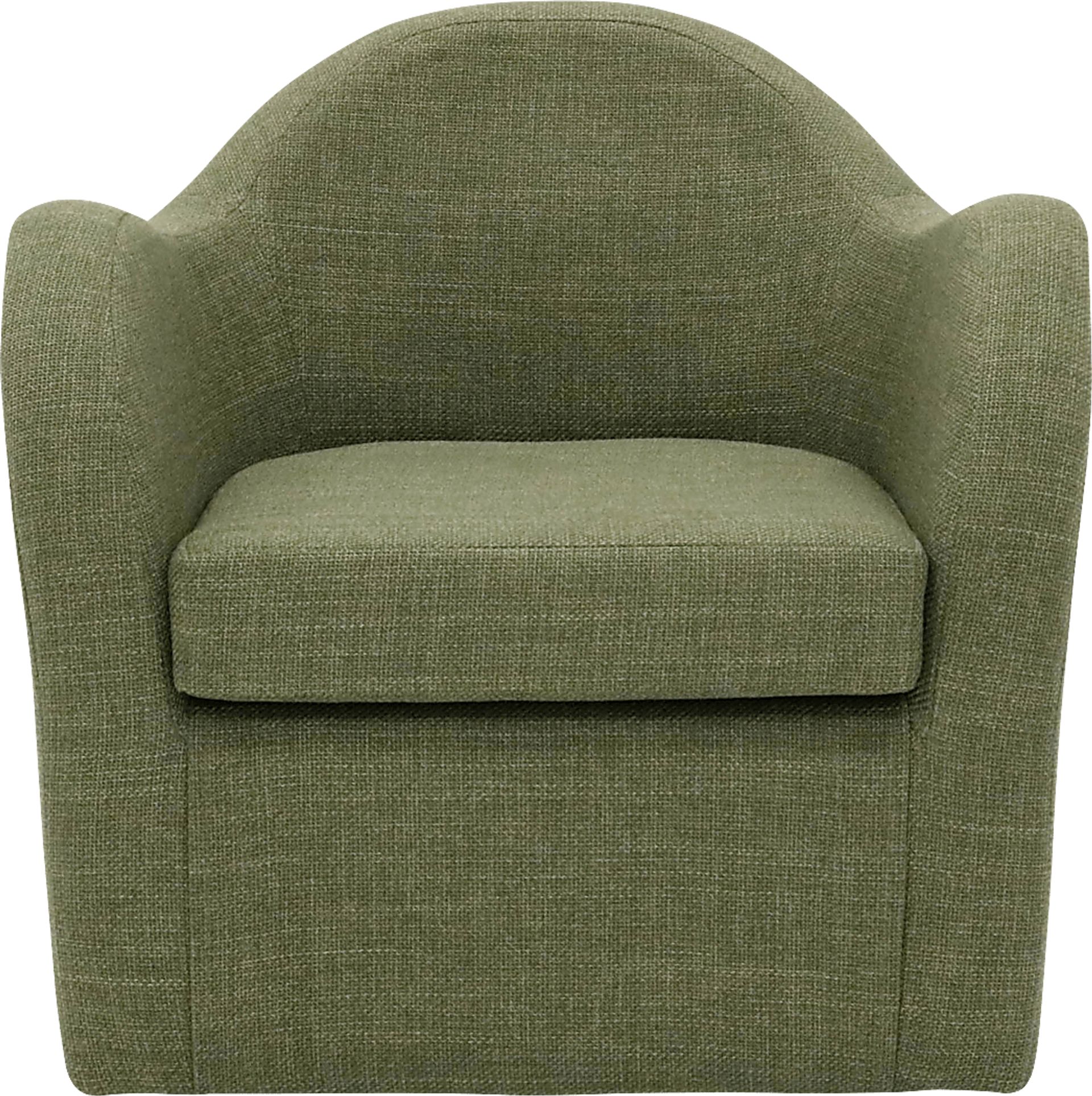 Peliel Green Swivel Accent Chair - Image 1