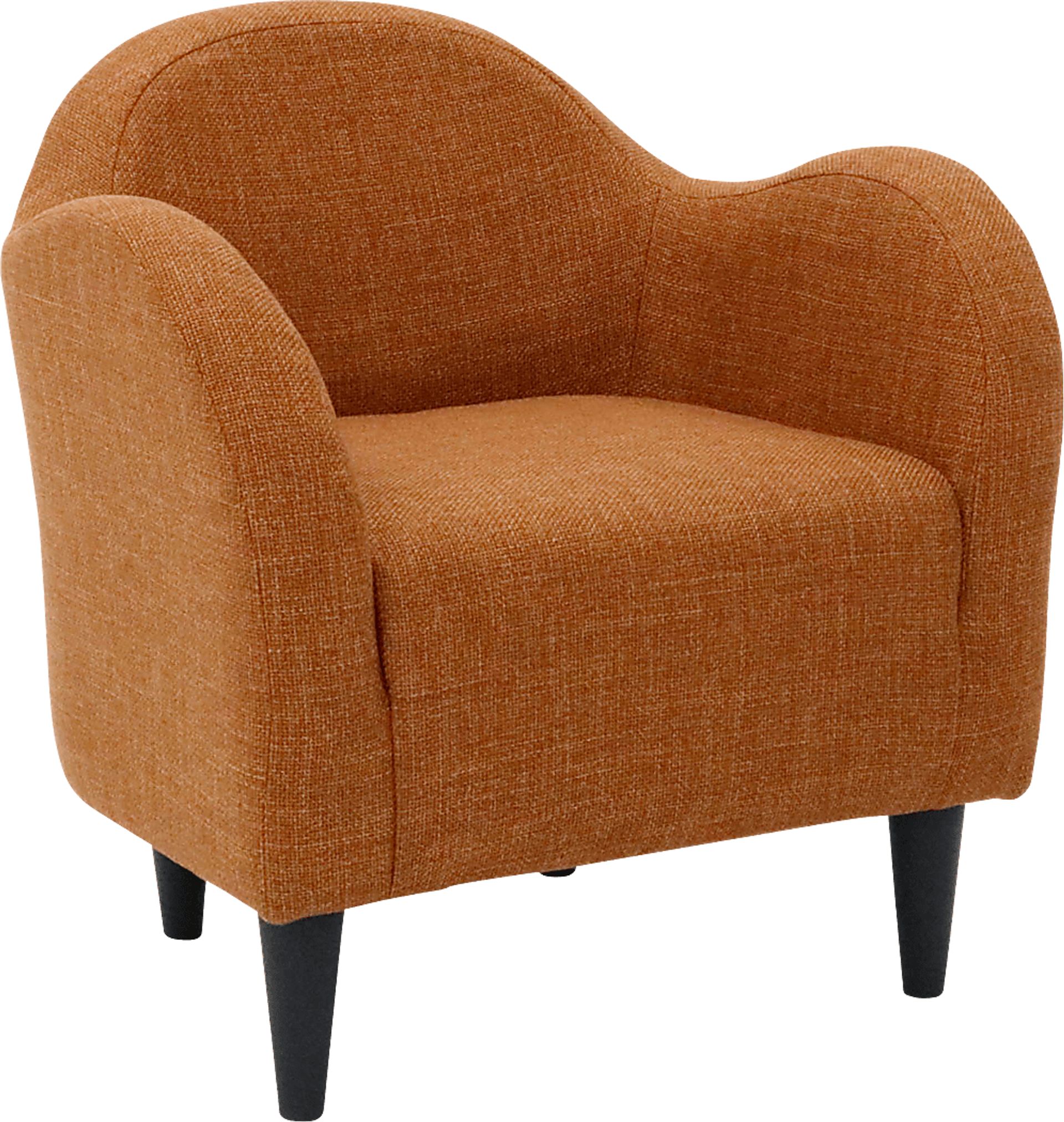Peliel II Orange Accent Chair - Image 3