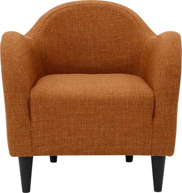Peliel II Orange Accent Chair