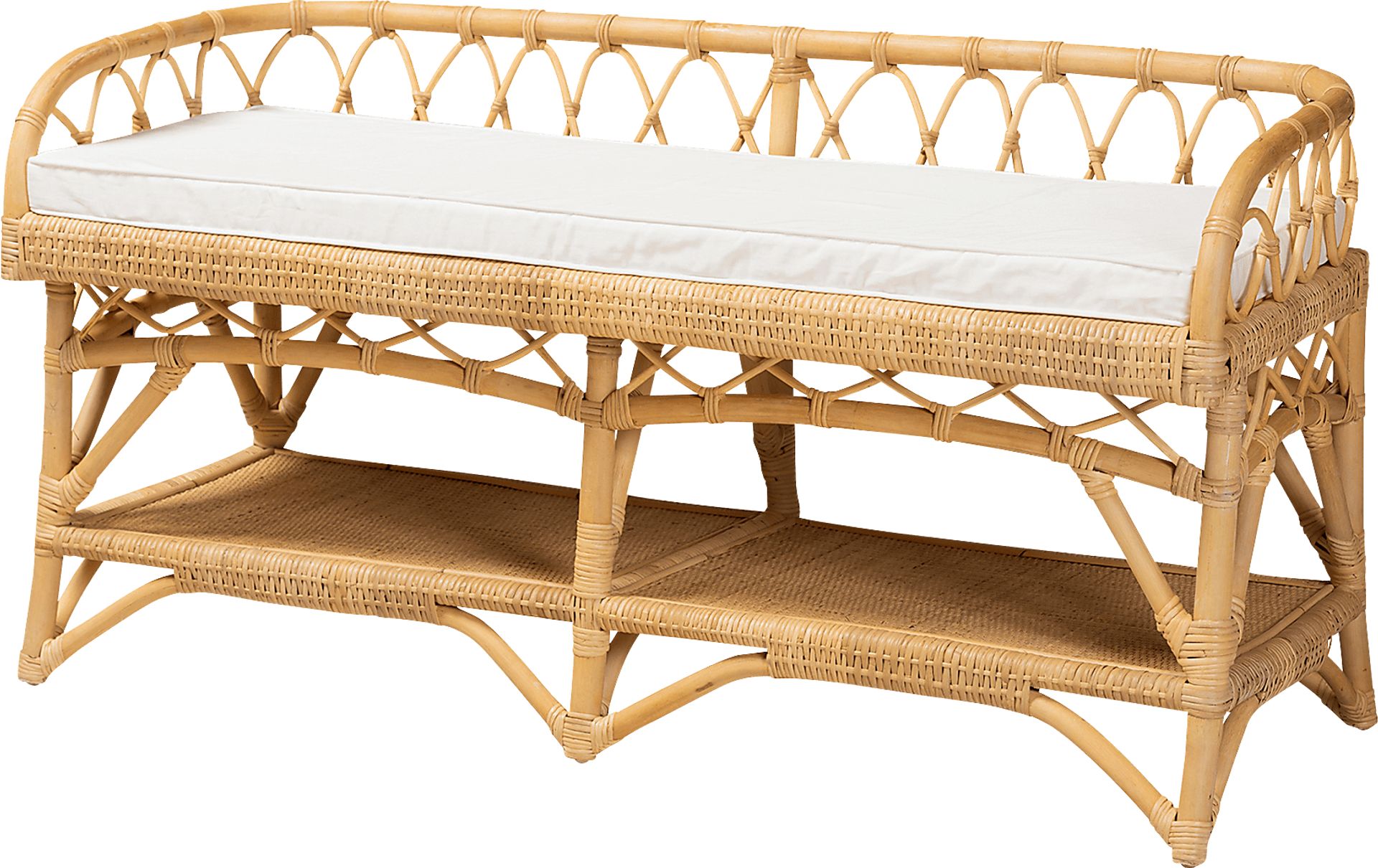 Pelletier Natural Accent Bench - Image 1
