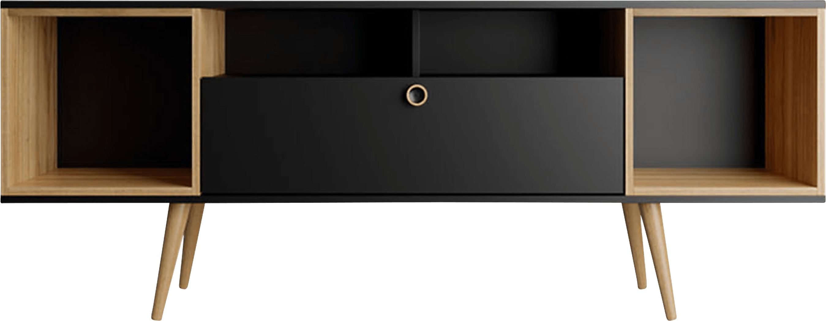 Pelto Black 63 in. Console