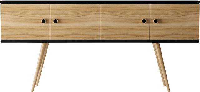 Pelto Black Sideboard - Thumbnail - Image 1