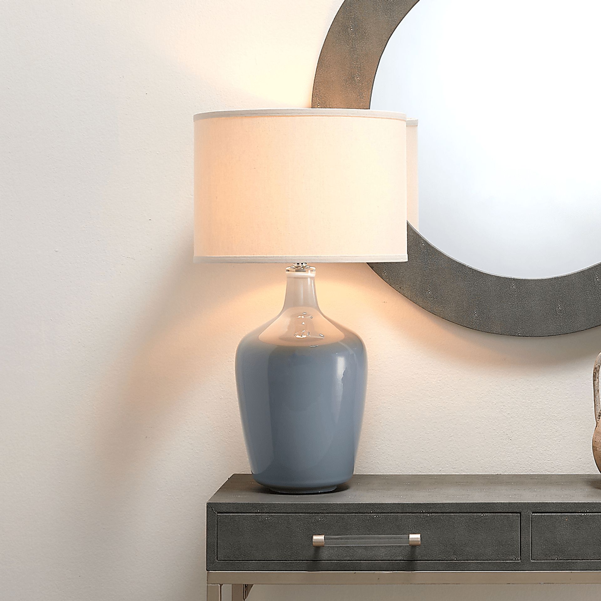 Pelto Cave Gray Lamp - Image 2