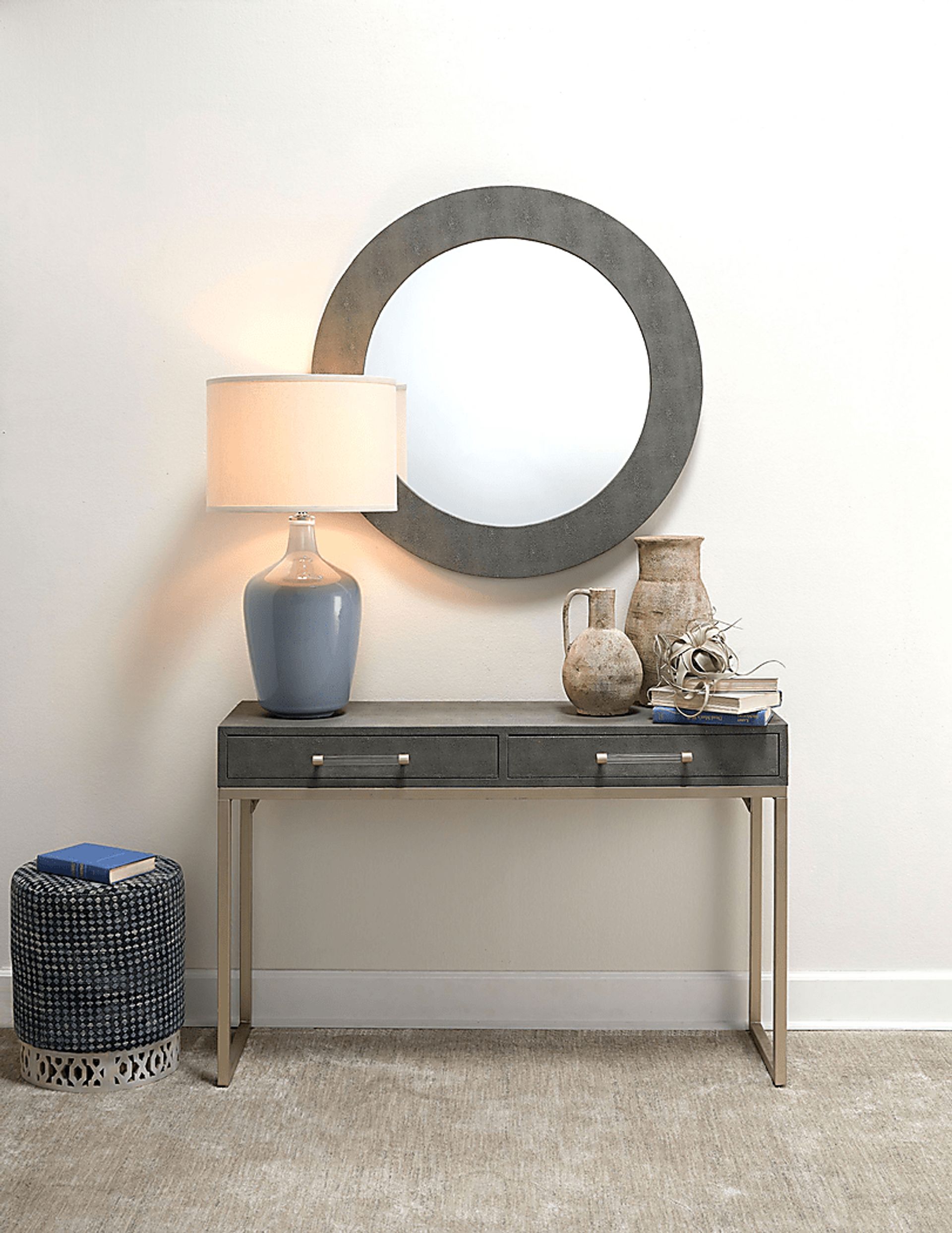 Pelto Cave Gray Lamp - Image 4