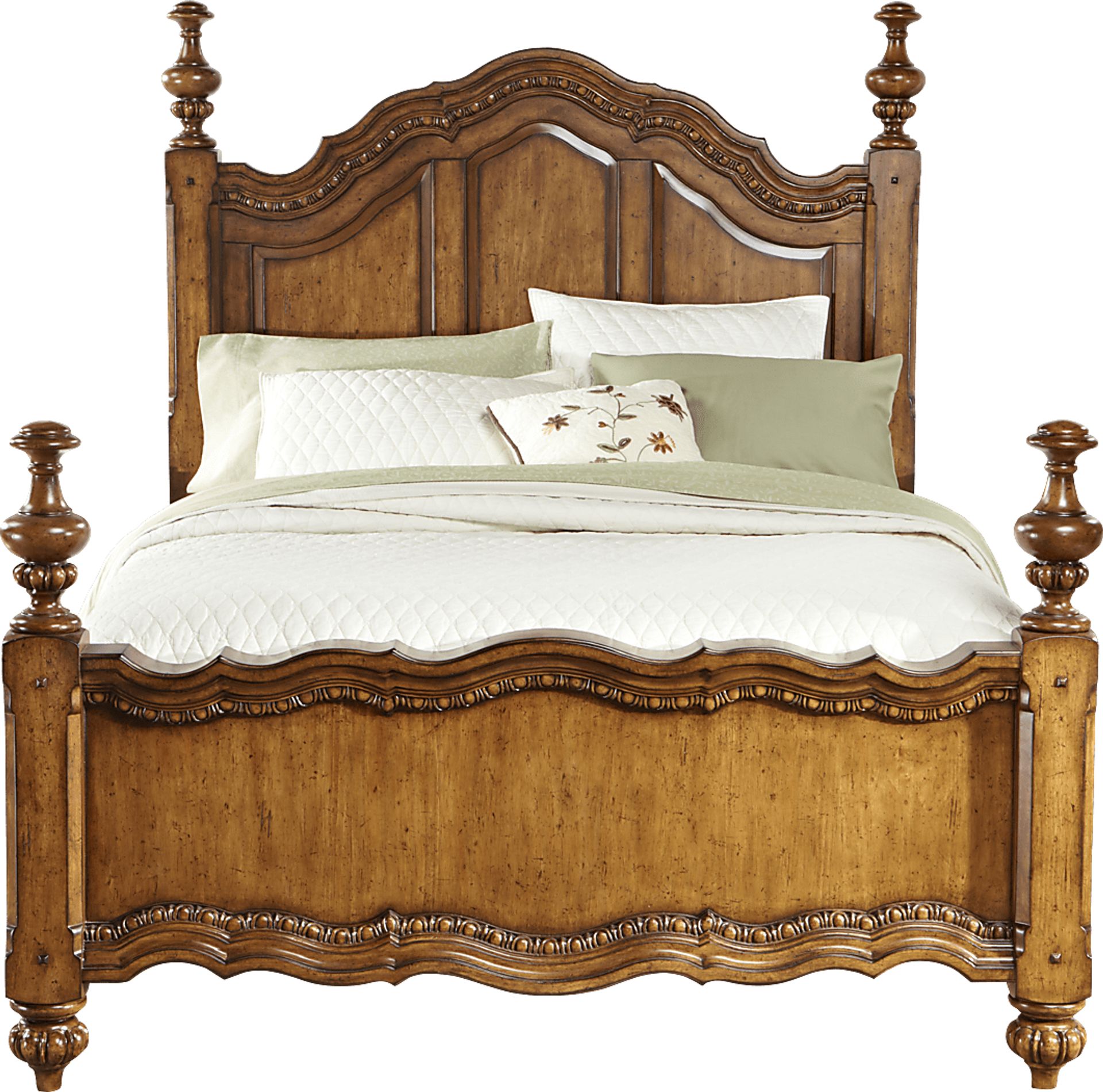 Pembroke Post 3 Pc Queen Bed - Image 1