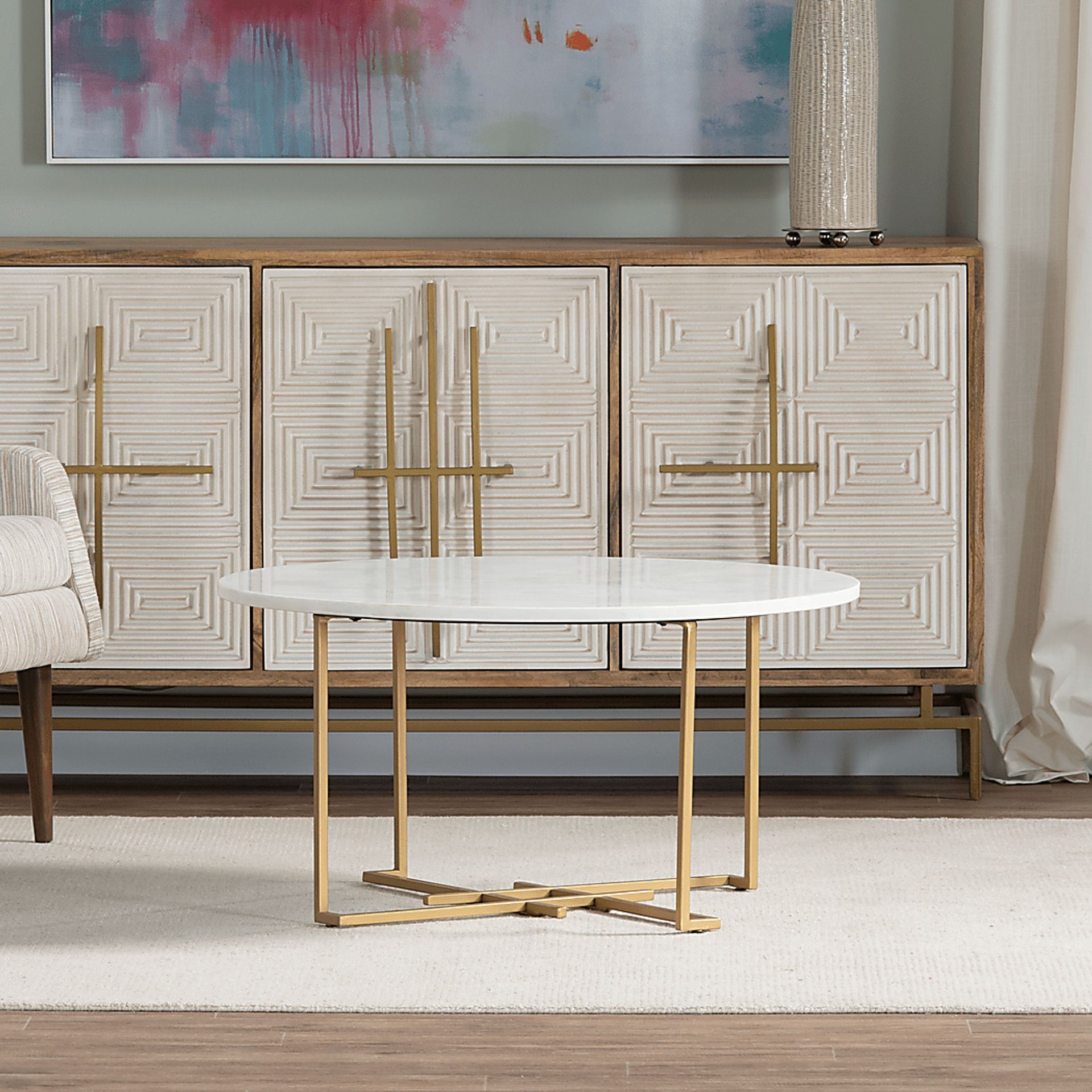 Pembroke White Cocktail Table - Image 3