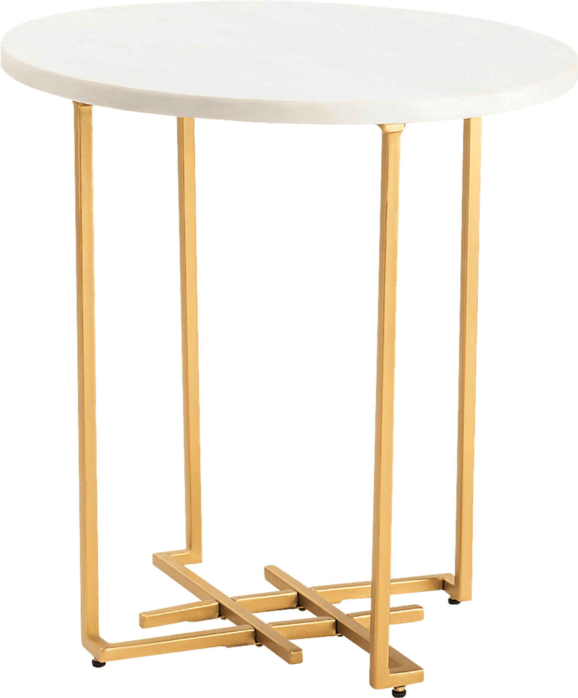 Pembroke White End Table