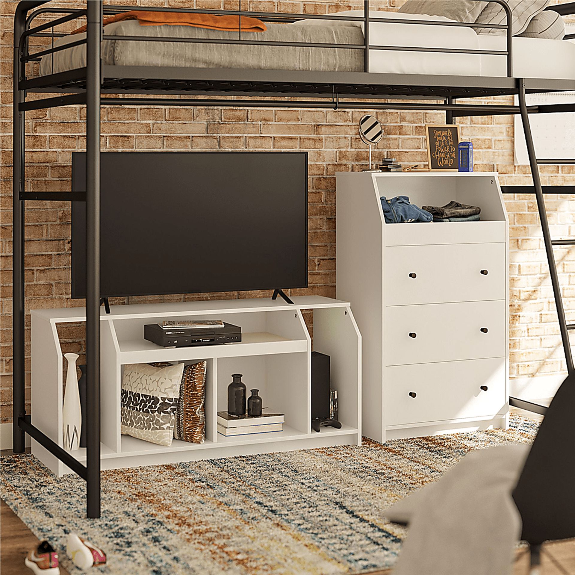 Pemiscot White 47 in. Console - Image 2