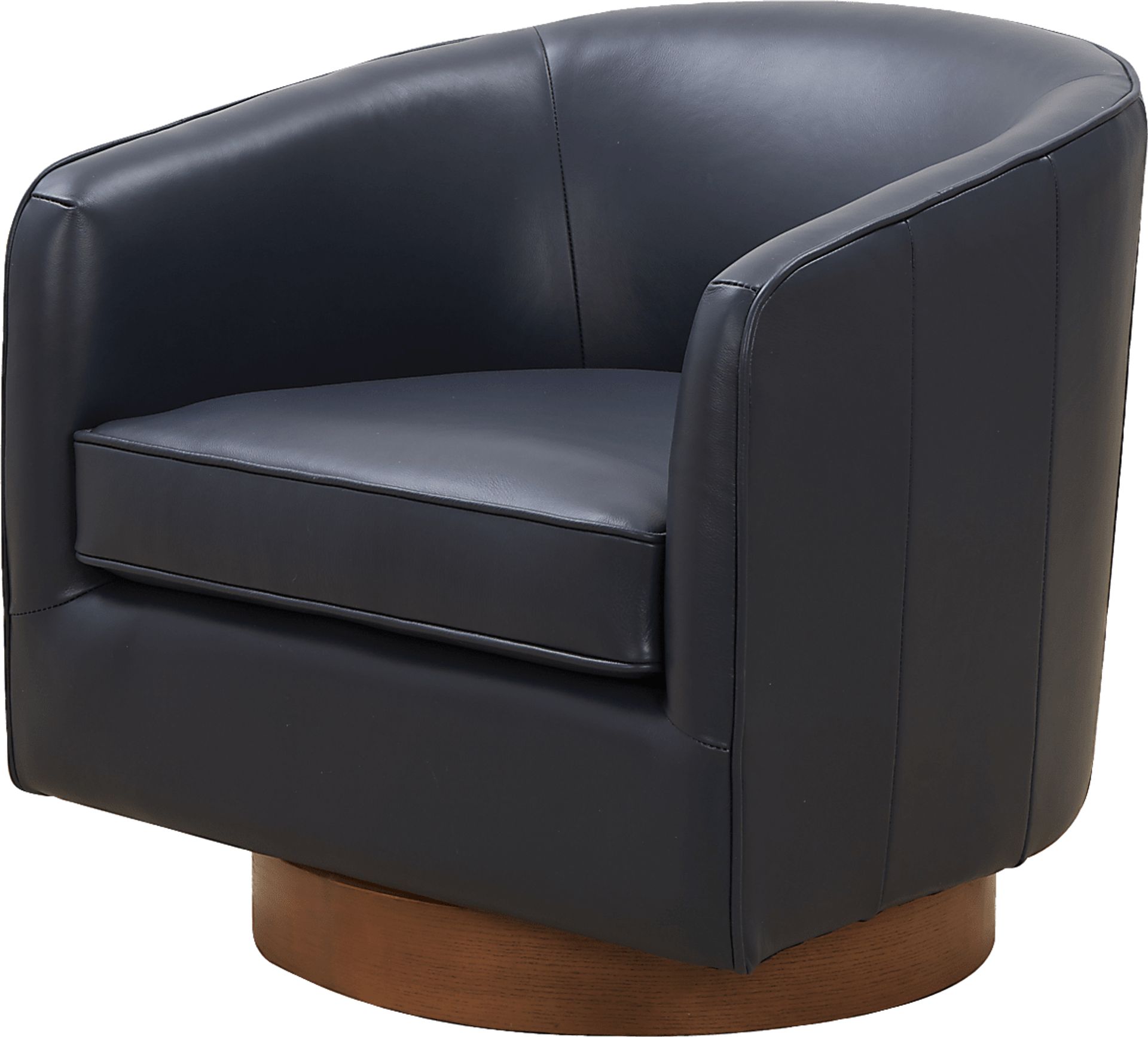 Penasco Dark Blue Swivel Accent Chair - Image 10