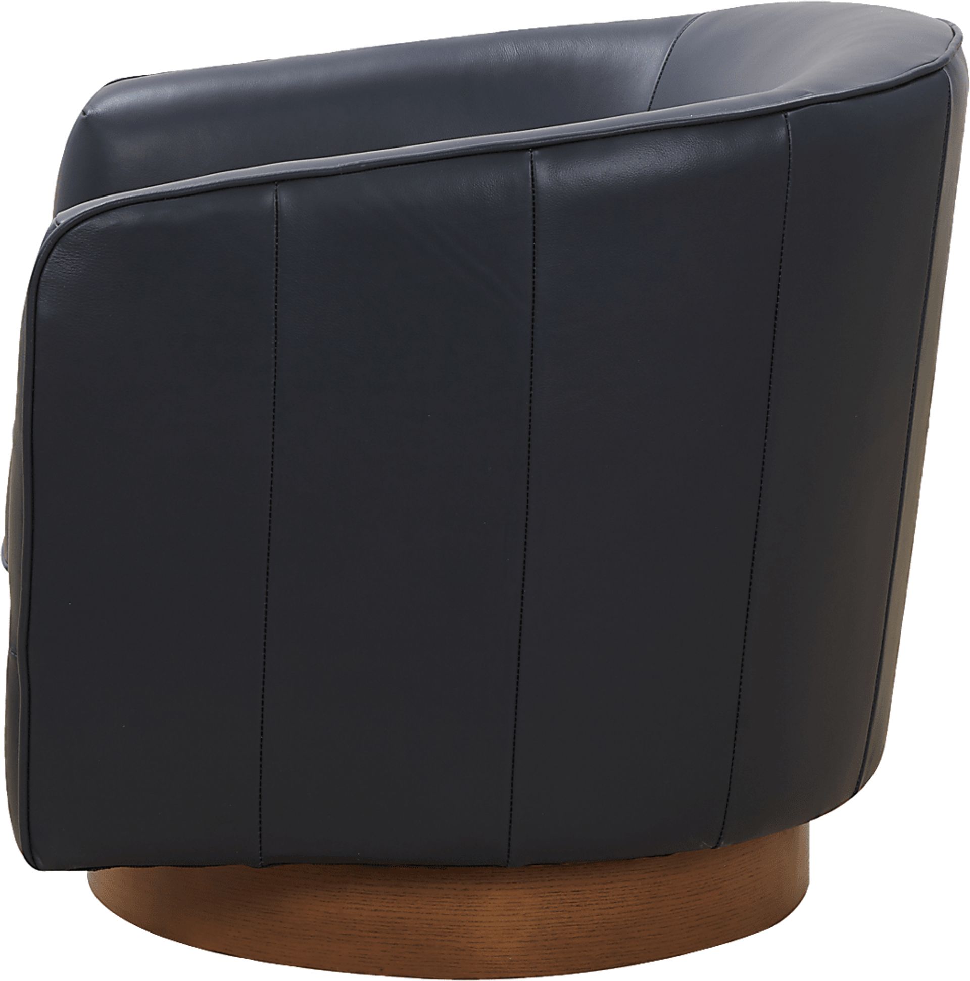 Penasco Dark Blue Swivel Accent Chair - Image 11