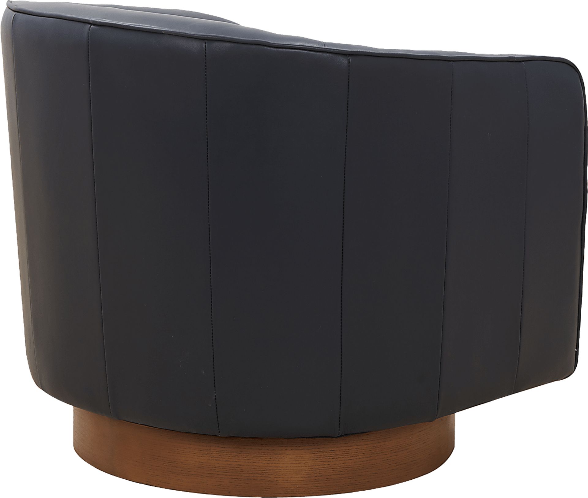 Penasco Dark Blue Swivel Accent Chair - Image 13
