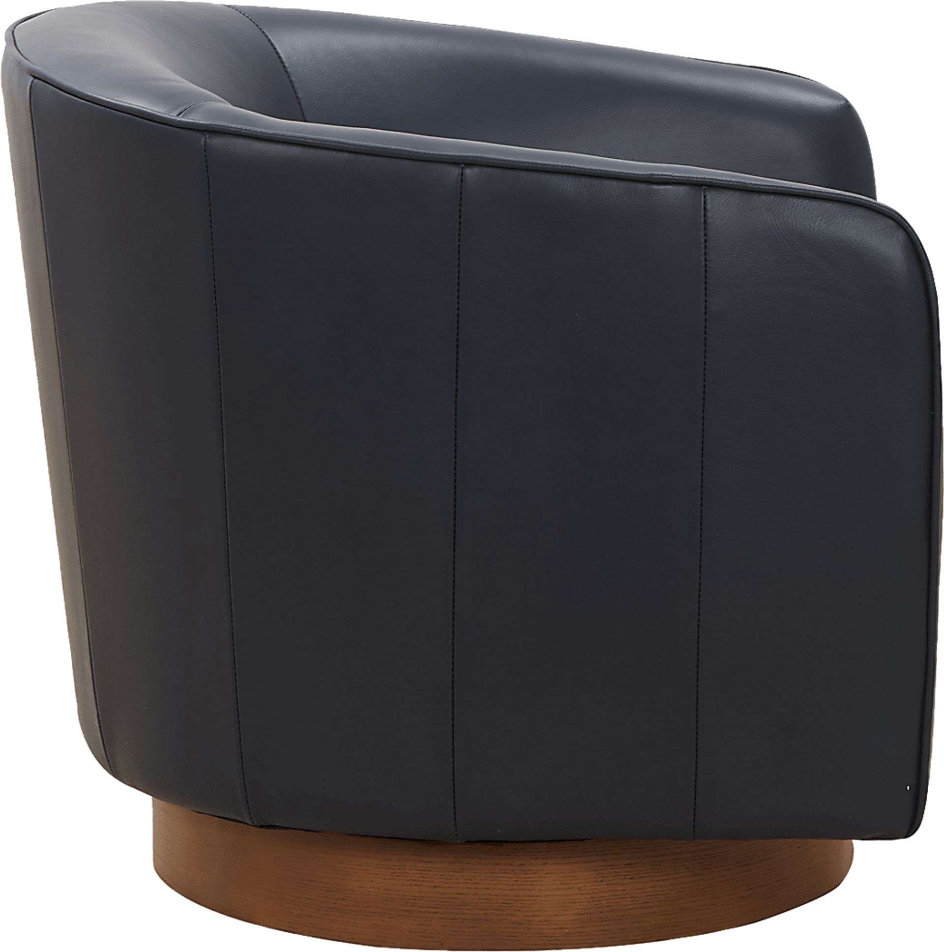 Penasco Dark Blue Swivel Accent Chair - Image 14