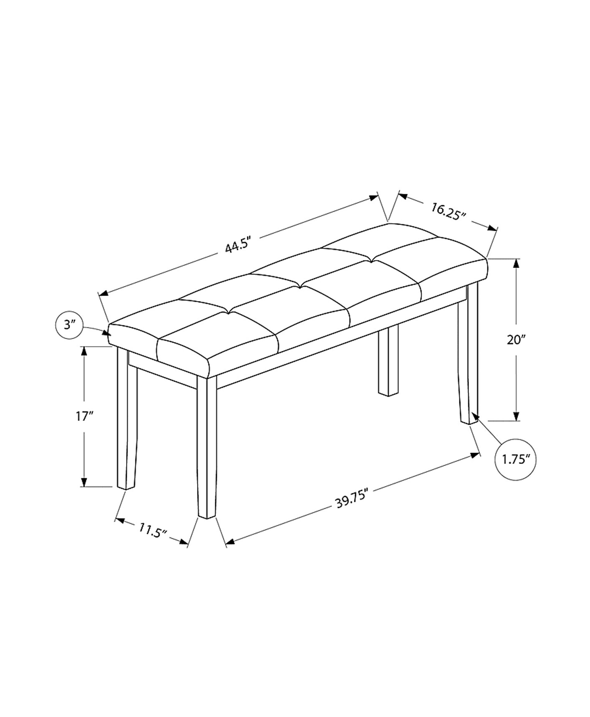 Pendorff Cream Dining Bench - Image 11