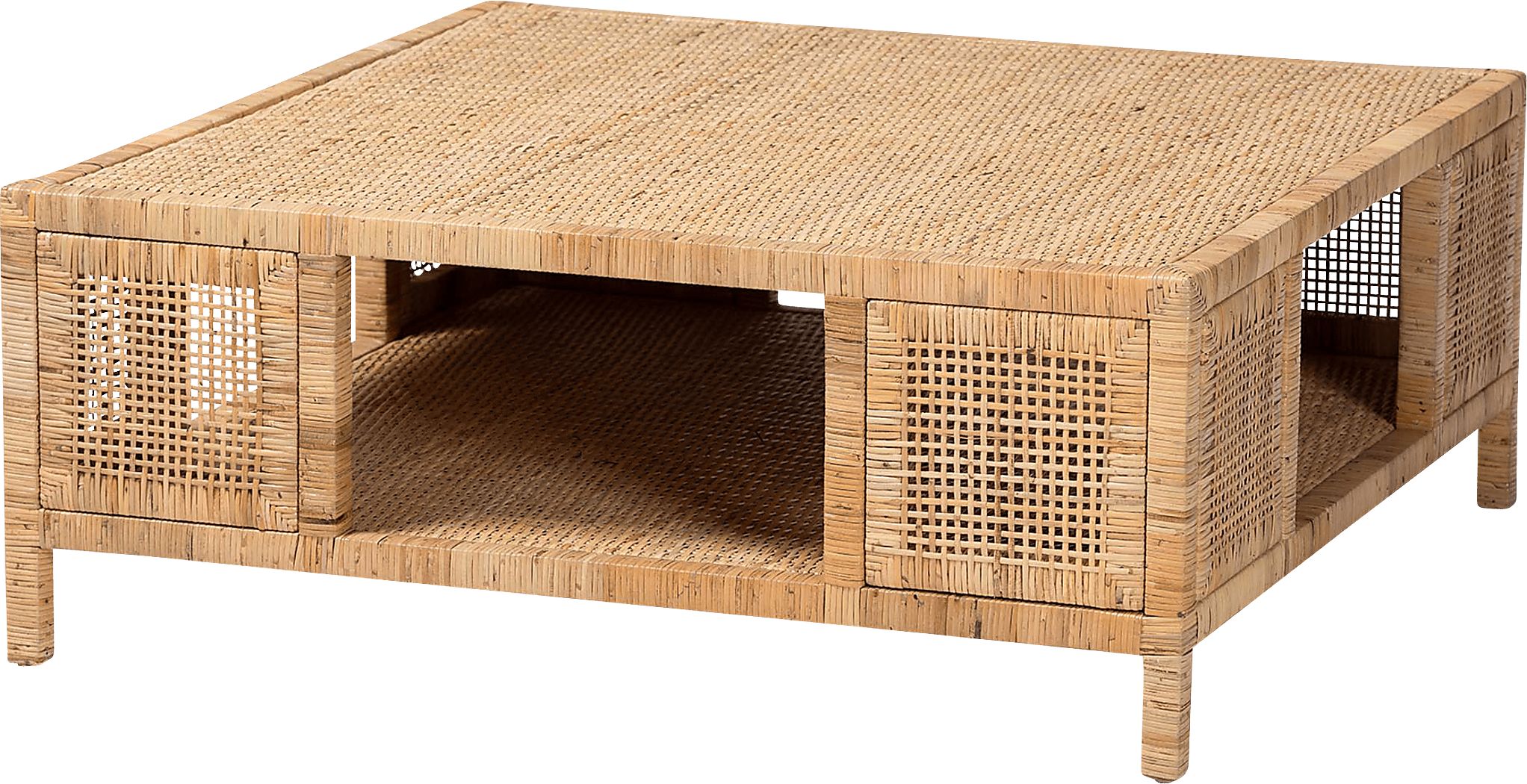 Penelec Light Brown Cocktail Table