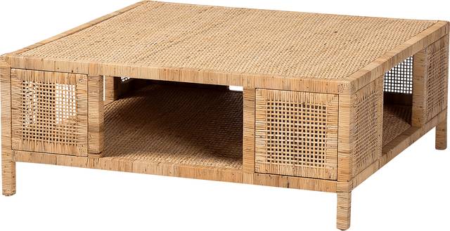 Penelec Light Brown Cocktail Table - Thumbnail - Image 1